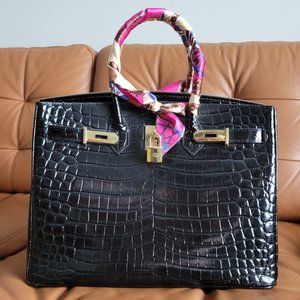 Birkin style purse